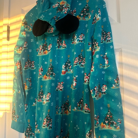 Christmas Disney  Adult Onesie with Hood (S) - Picture 2 of 3